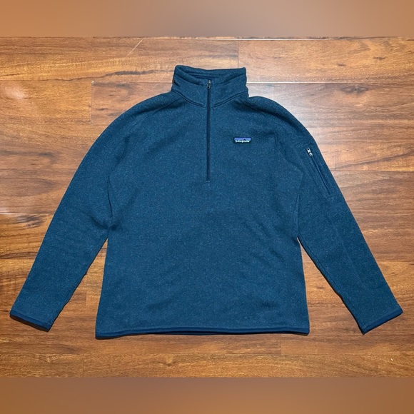 Patagonia Better Sweater 1/4 Zip-Up Navy Blue Mens Large - Picture 1 of 3